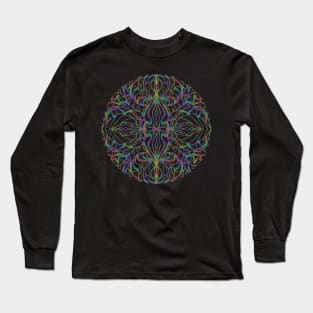 Color Magic Digital Design Long Sleeve T-Shirt